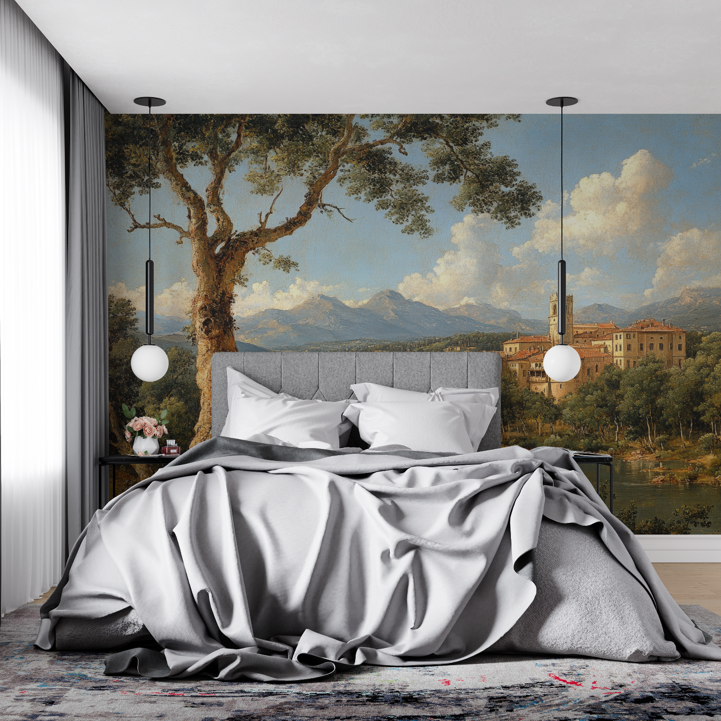 Papel pintado panorámico de paisajes italianos - 4murs