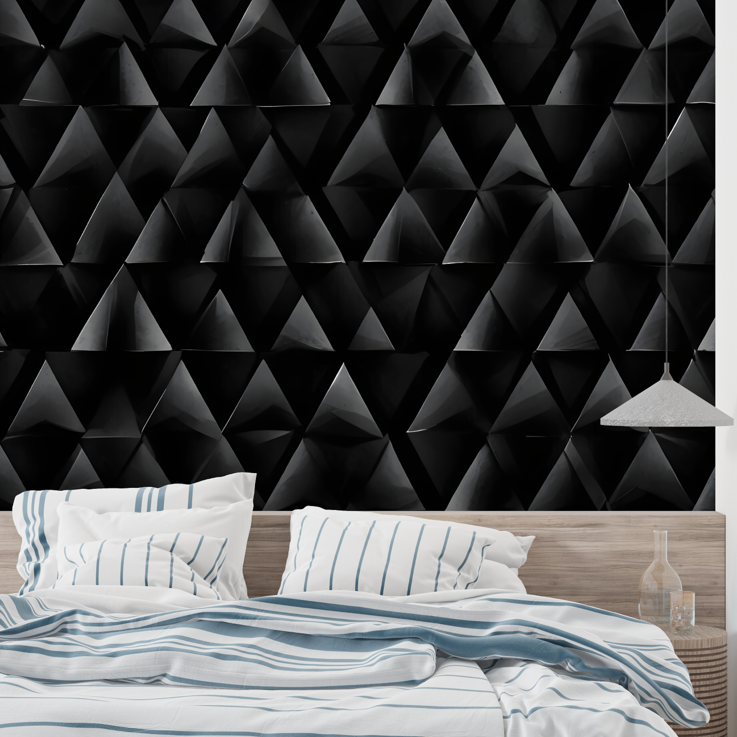 Papel pintado Triángulo Negro - merlin leroy