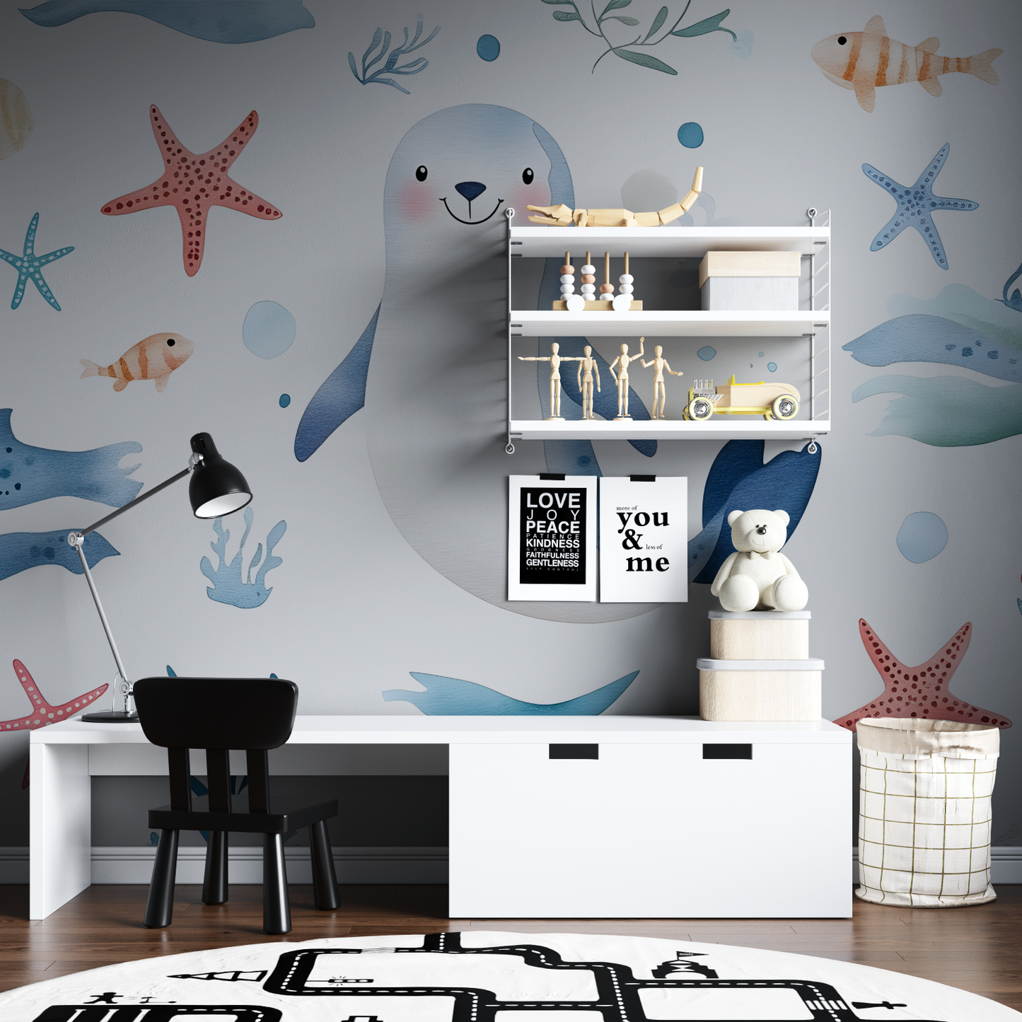 Papel pintado infantil Marinero - papel pintado de spiderman