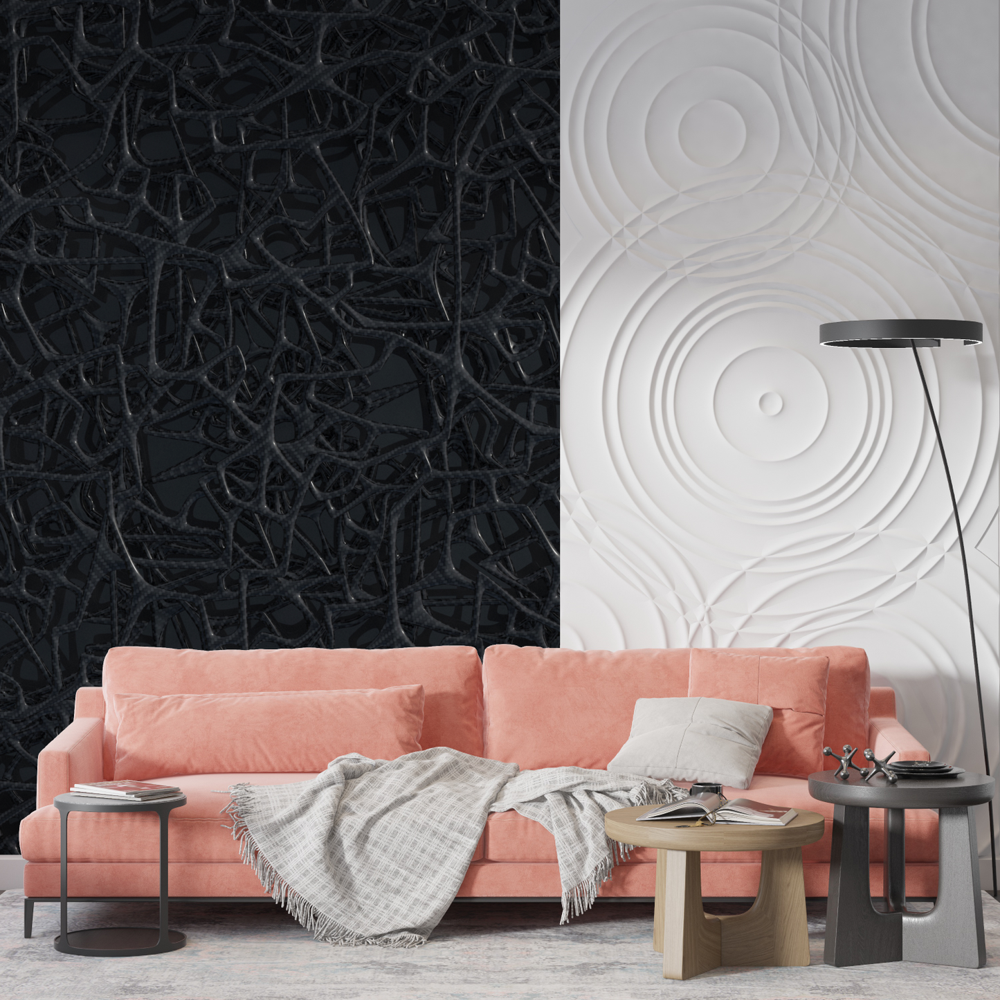 Papel pintado de cocodrilo negro - tendencias