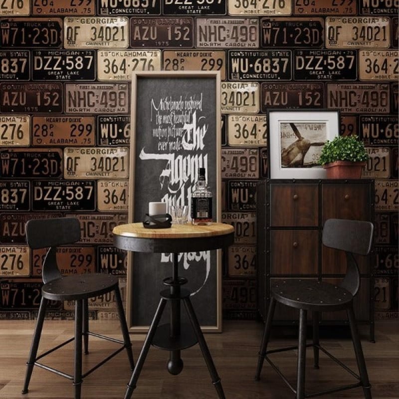 Papel pintado de pared industrial
