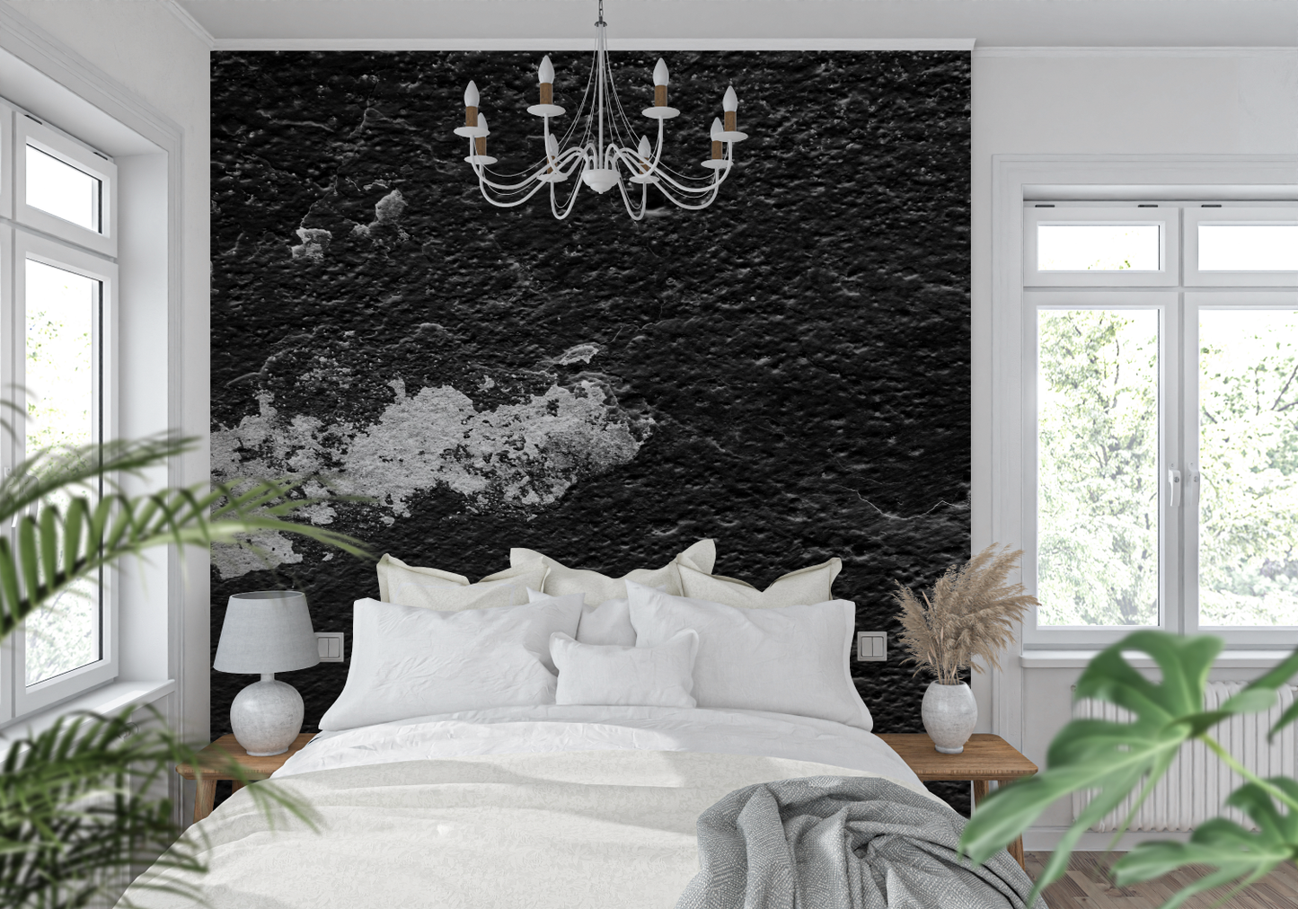 Papel pintado negro del sótano - papel pintado panorámico