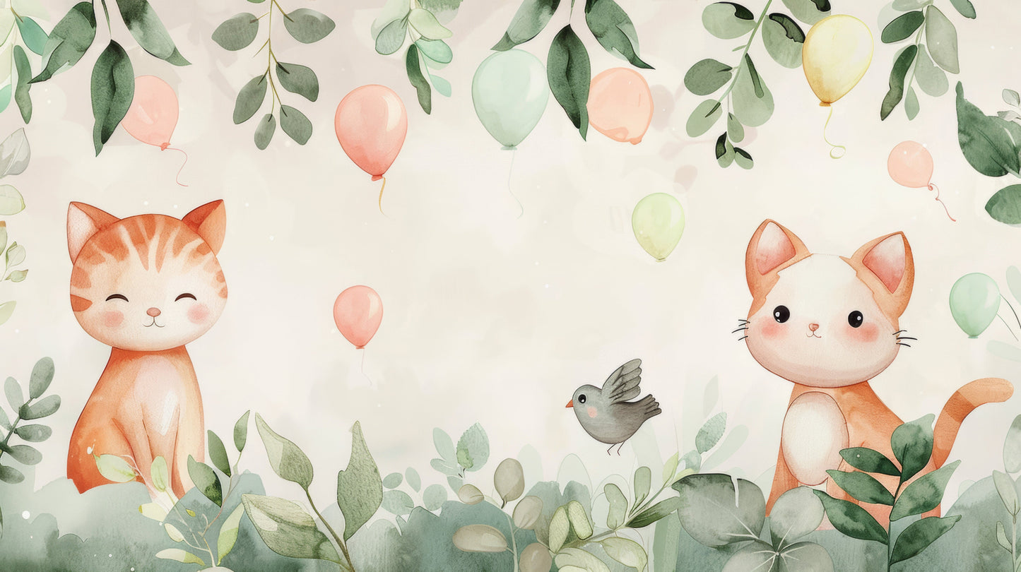 fondos de pantalla bebe gatitos dibujo
