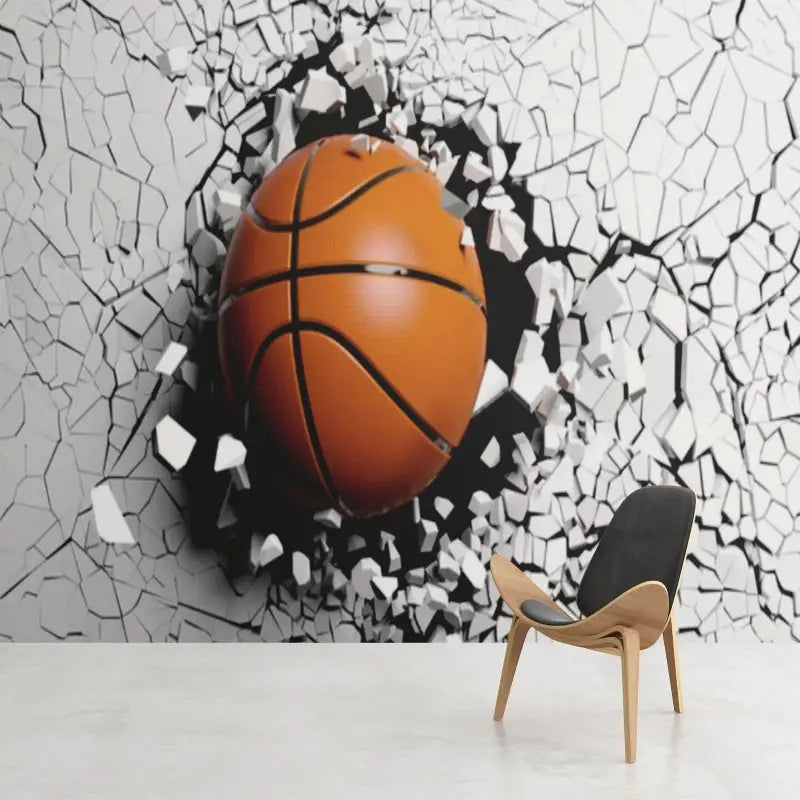 Decoración de la habitación de baloncesto