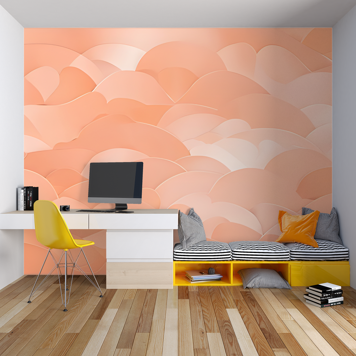 Papel pintado infantil Salmón - papel pintado de héroes