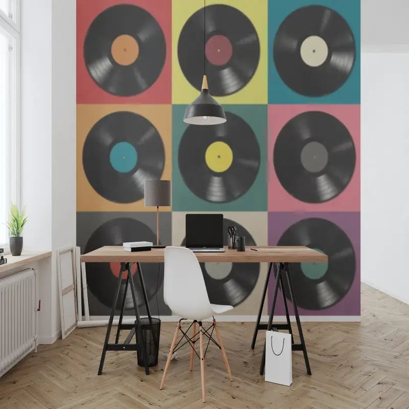 Disco de vinilo para decoración de pared