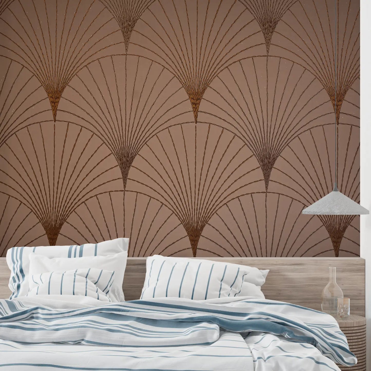 Papel pintado con estampado de terracota - wall pano