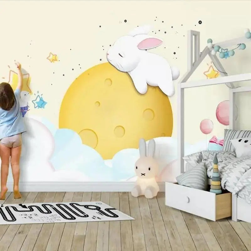 Papel Pintado de Conejo Bebé