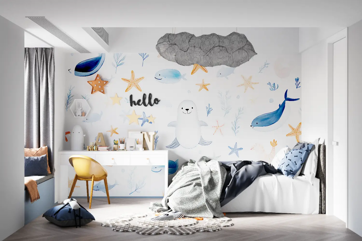 Papel pintado Baby Ocean - pared panorámica