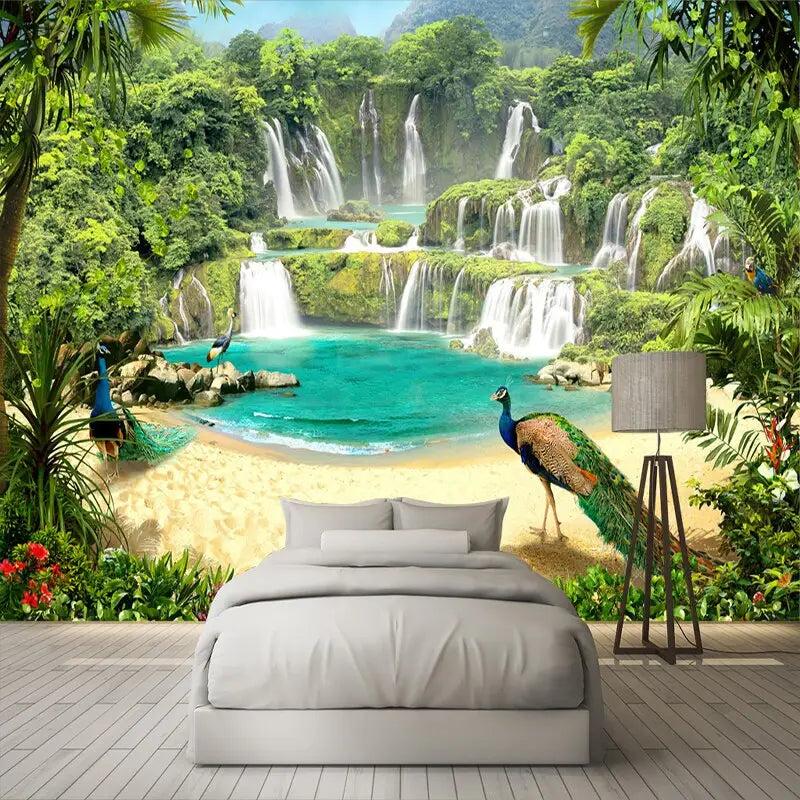 Papel Pintado de cascada zen