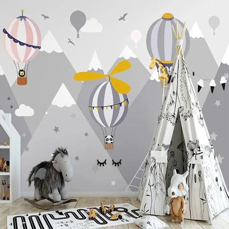 Papel pintado para dormitorio de bebé niño