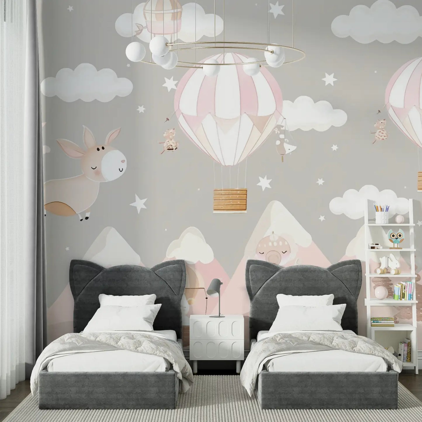 Papel pintado para dormitorio infantil de niñas - papel pintado del hombre araña