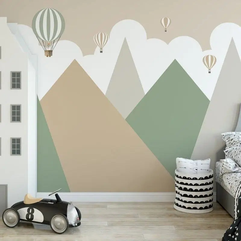 Papel pintado dormitorio de niño de 7 años