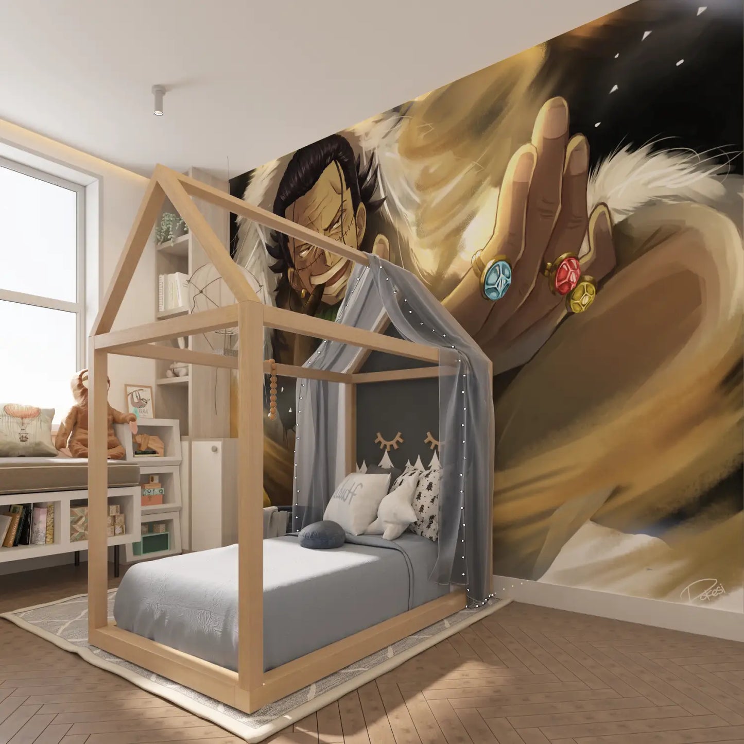 Papel Pintado de cocodrilo anime - dormitorio de spiderman