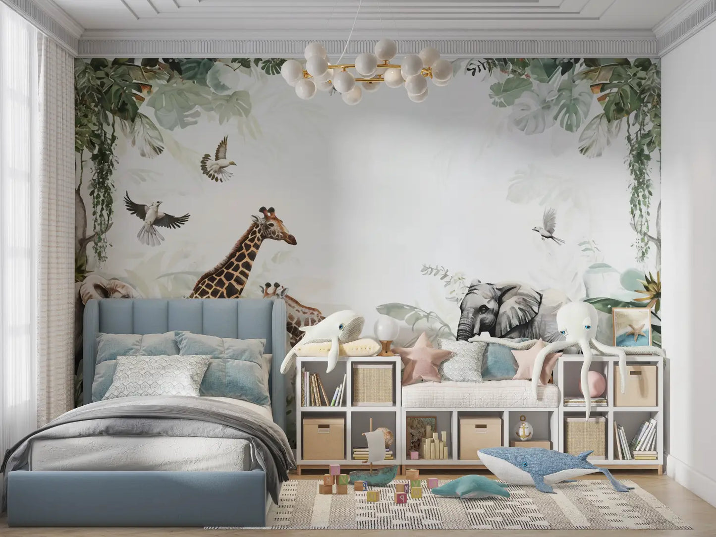 Papel pintado infantil de moda - dormitorio de niño