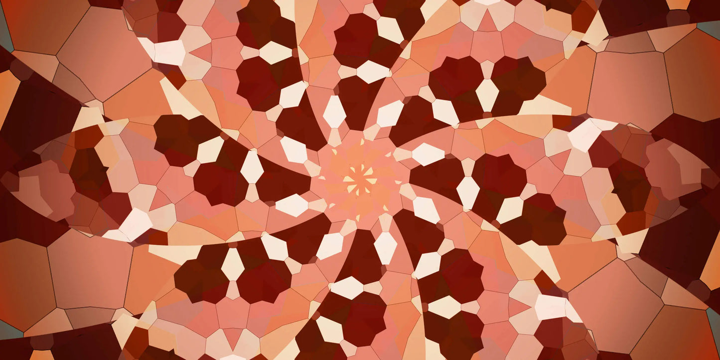 Papel pintado étnico de terracota