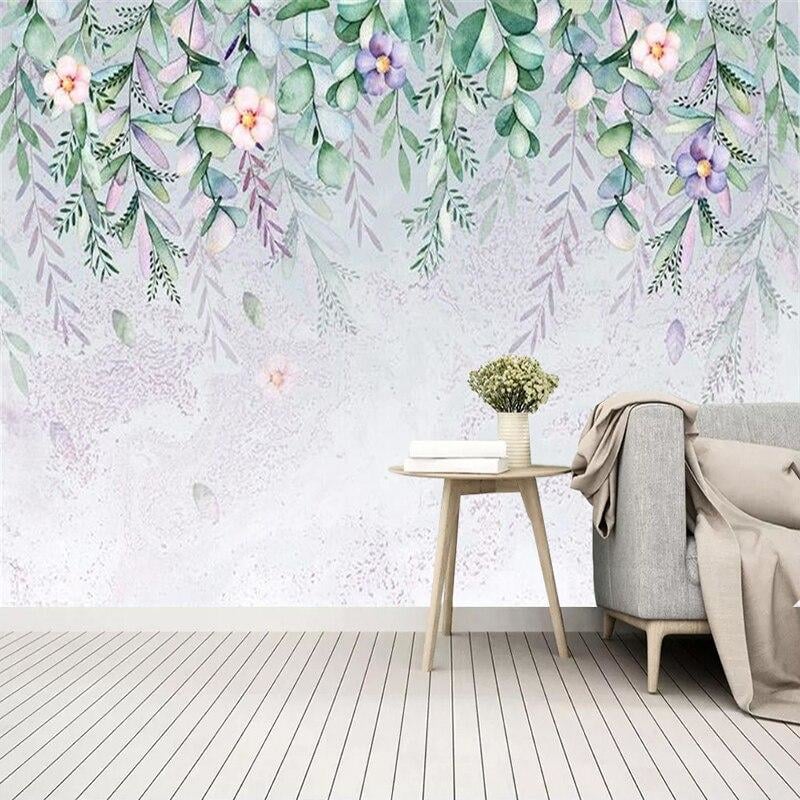 Papel pintado floral bohemio