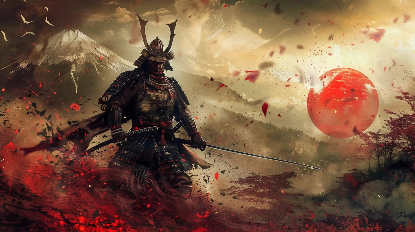 Papel Pintado de guerrero samurai