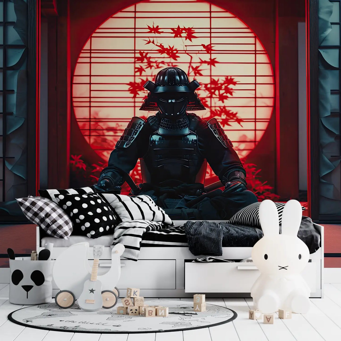 Papel pintado japonés Samurai Zen - pared panorámica