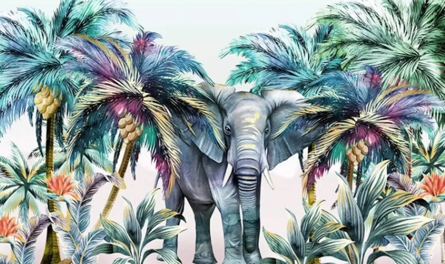 Papel Pintado De Selva Tropical