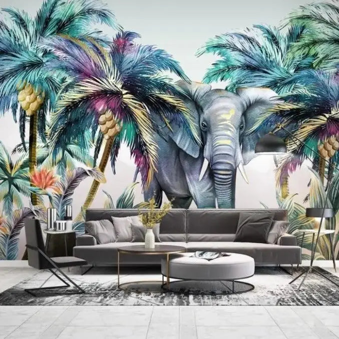 Papel Pintado De Selva Tropical