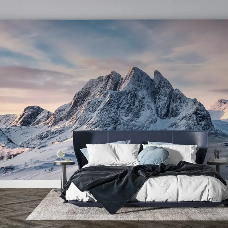 Papel Pintado de Montaña Nevada