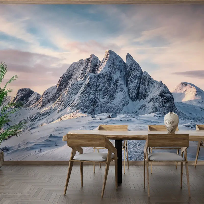 Papel Pintado de Montaña Nevada