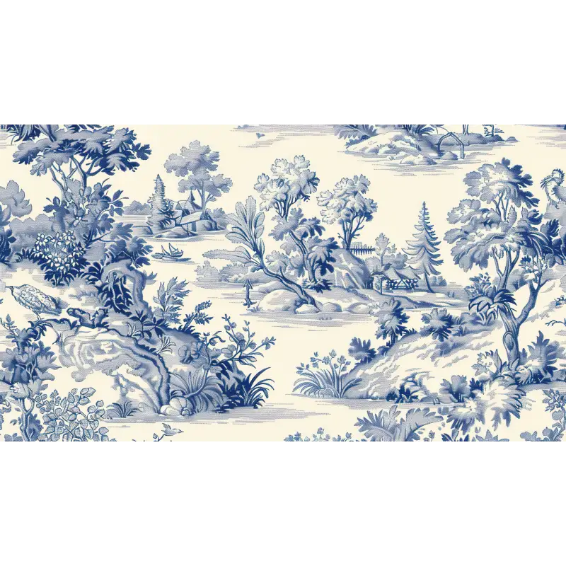 Papel pintado con estampado Toile De Jouy