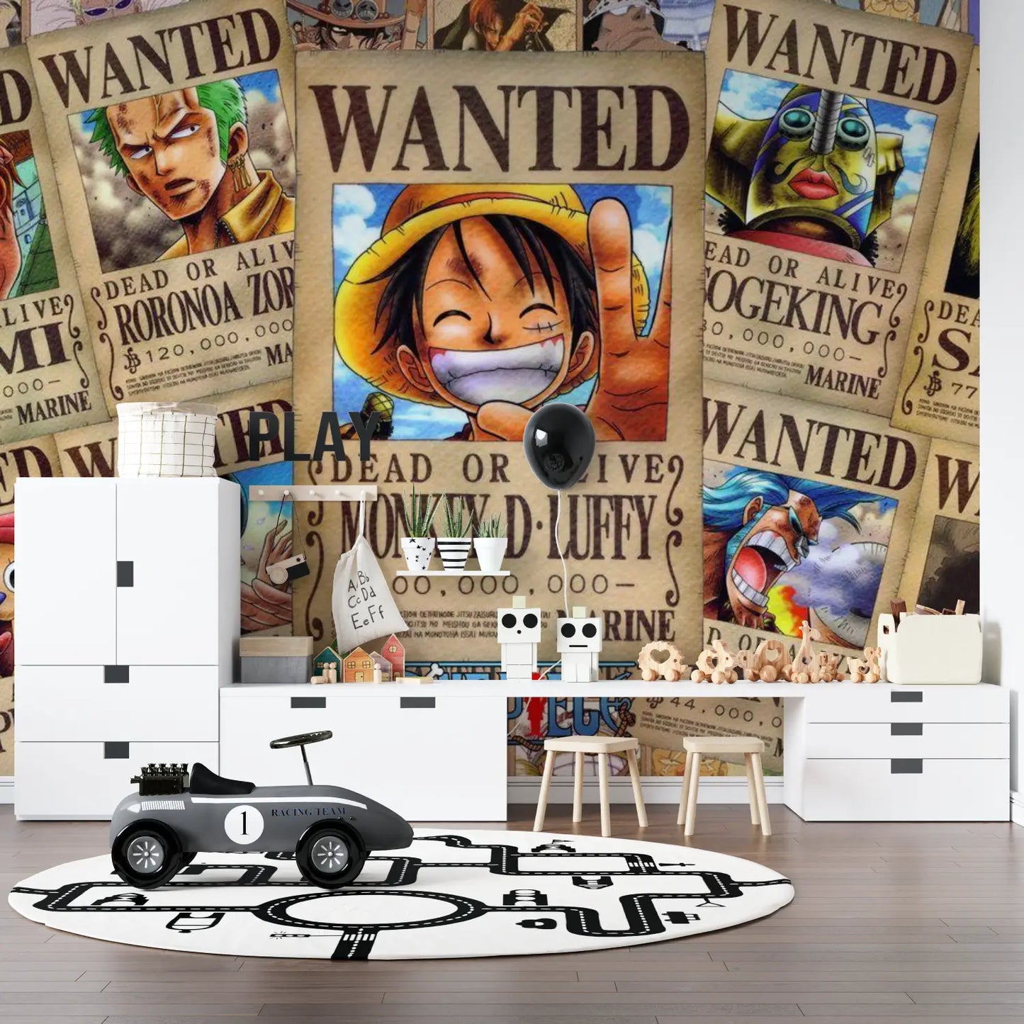 Pósteres premium de papel pintado de One Piece - anime panorámico