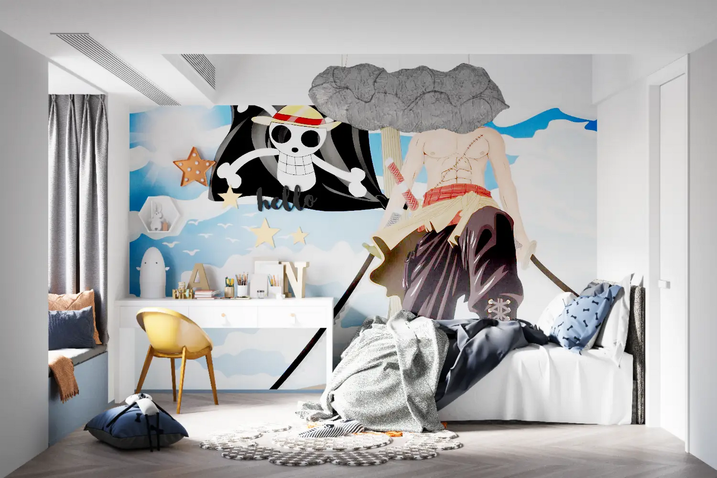 One Piece Papel Pintado De La Bandera Pirata De Anime - héroe del manga