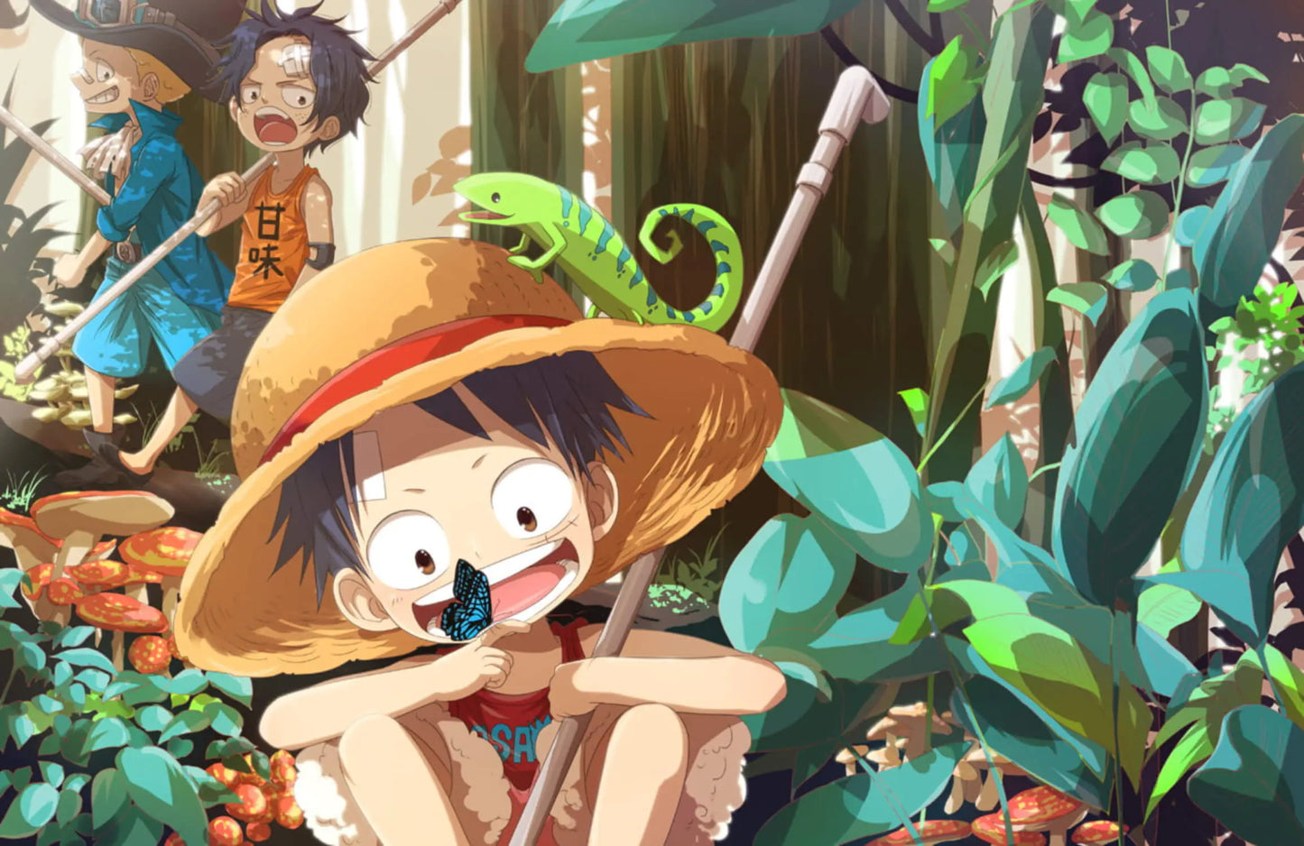 Papel Pintado de One Piece Ener