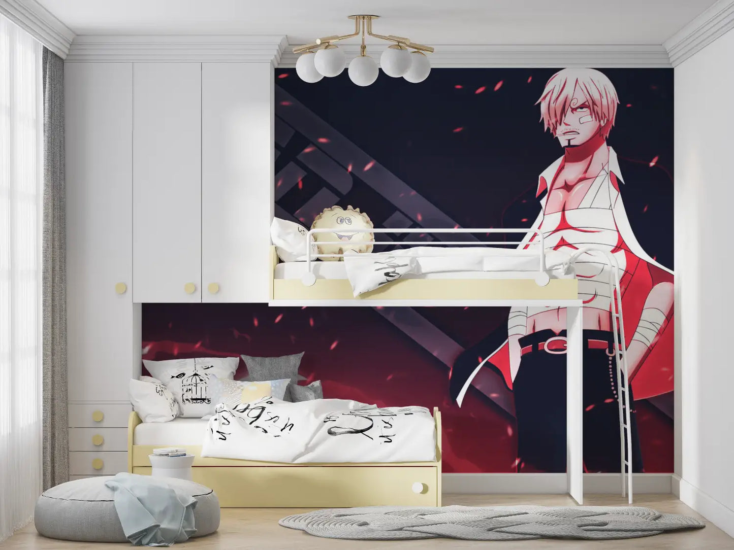 Papel pintado Sanji de One Piece - pared panorámica