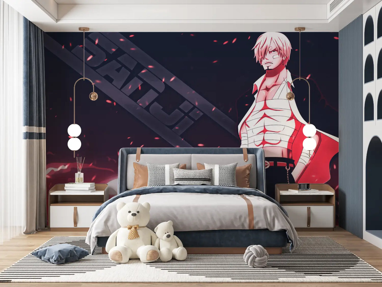 Papel Pintado de One Piece Sanji - anime panorámico
