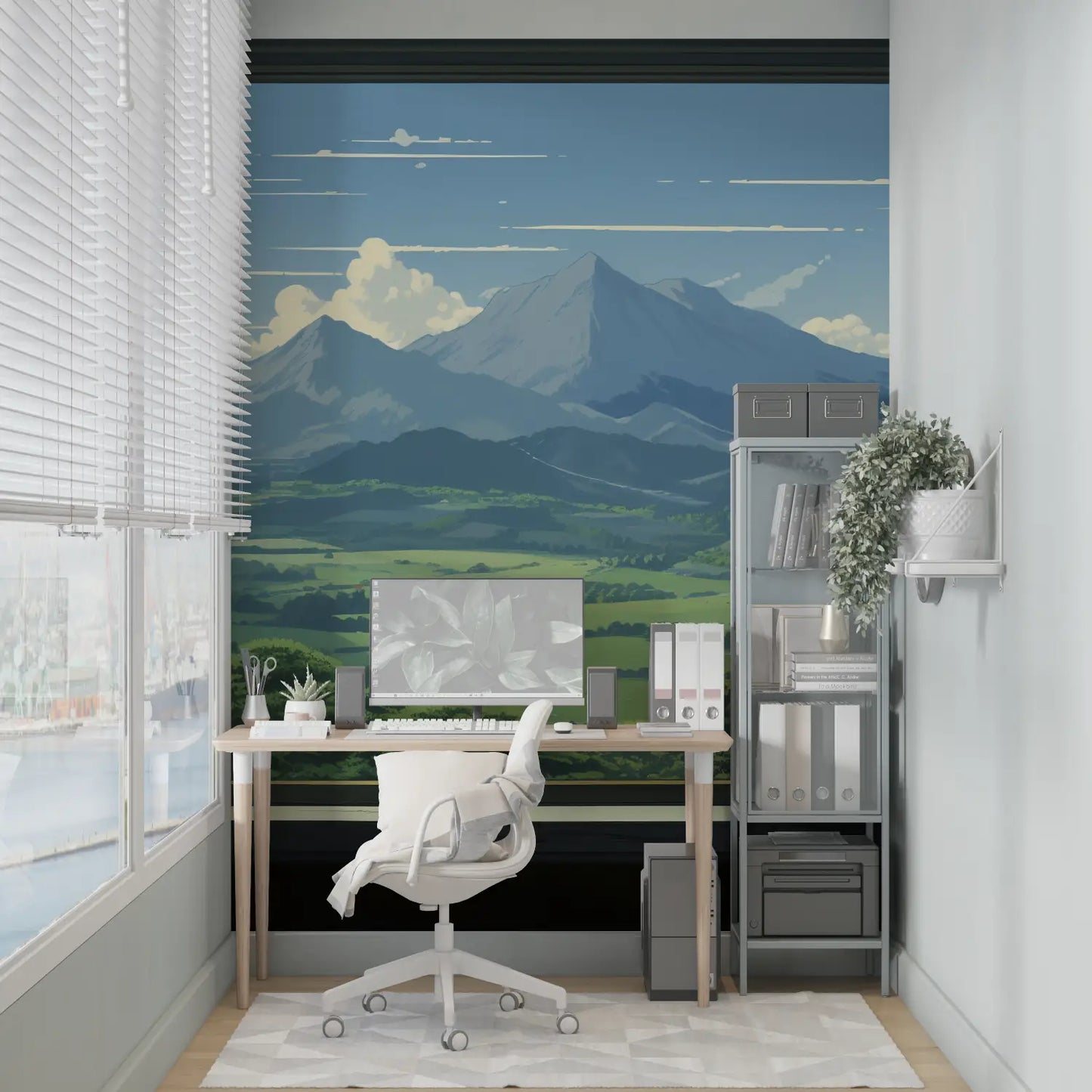 Papel pintado panorámico Trompe L'Oeil - de pared