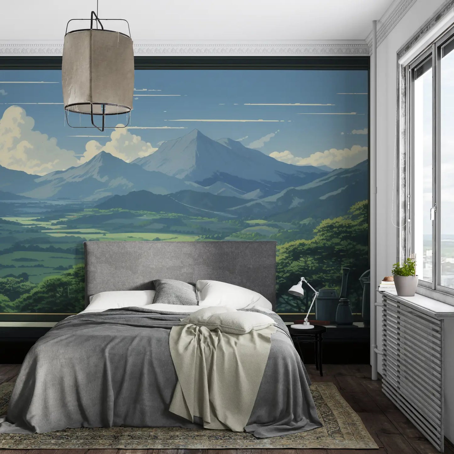 Papel pintado panorámico Trompe L'Oeil - pano mural