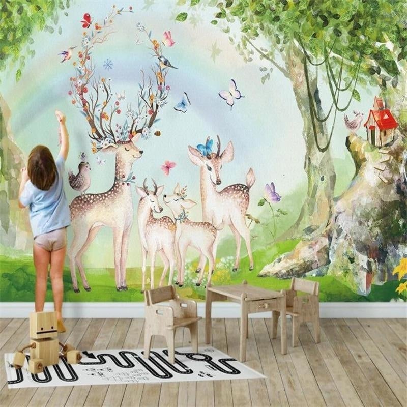 Papel Pintado de Paisajes de Animales