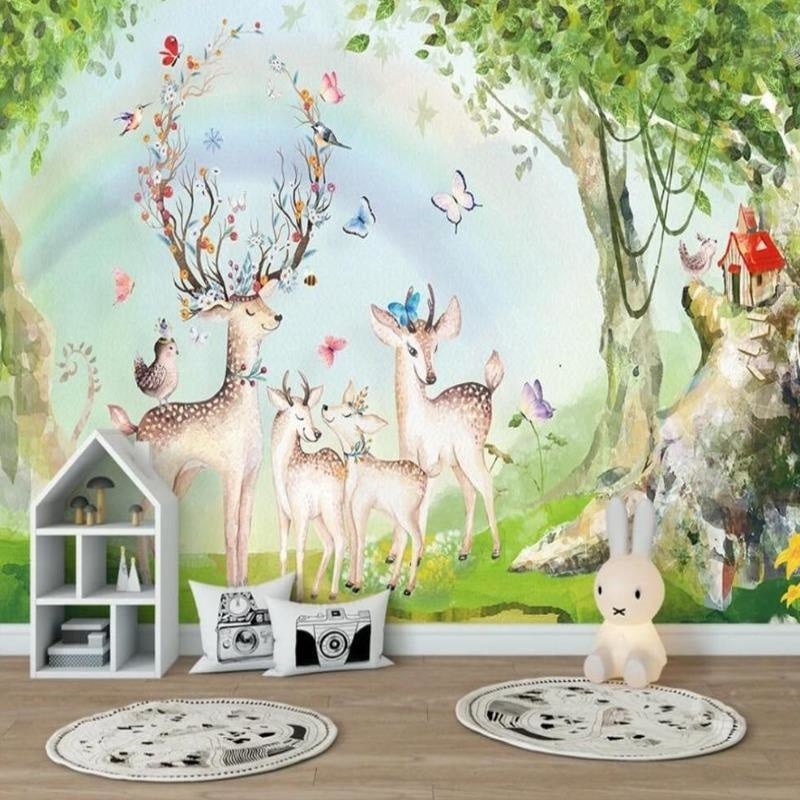 Papel Pintado de Paisajes de Animales