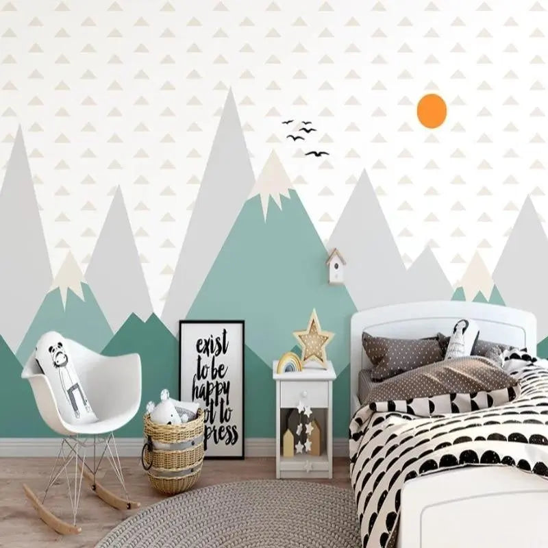 Papel pintado para la habitación del bebé niño