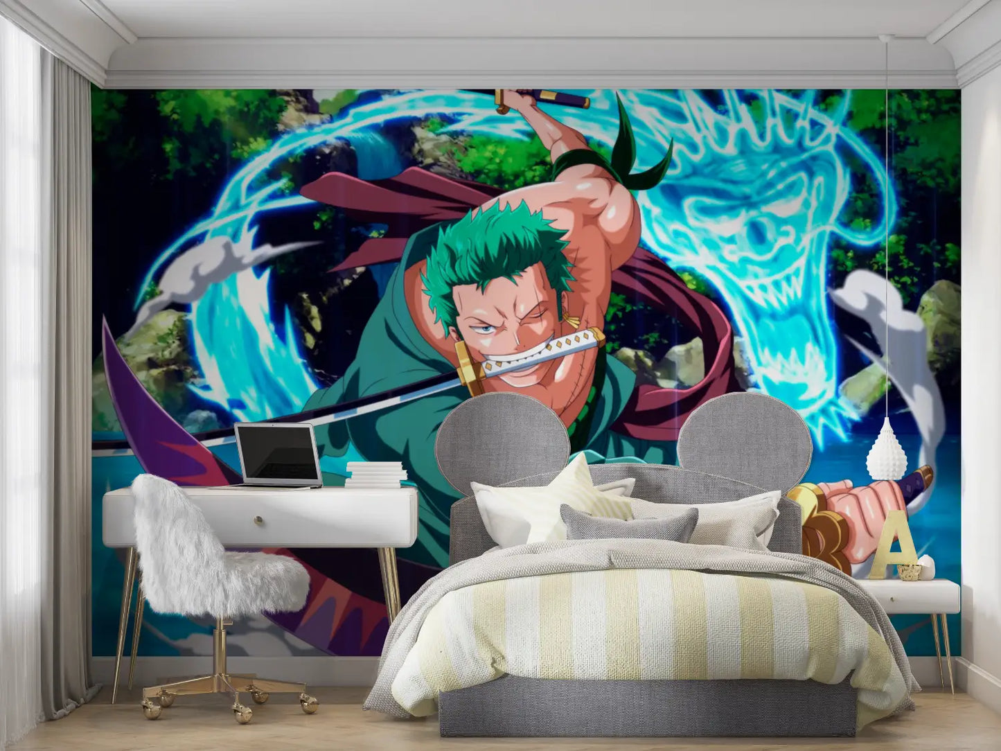 Papel pintado Roronoa Zoro - dormitorio de niño