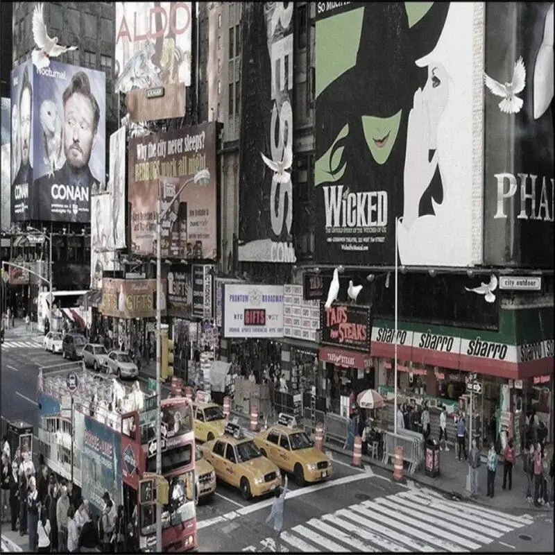 Papel Pintado de Taxi Amarillo de Nueva York