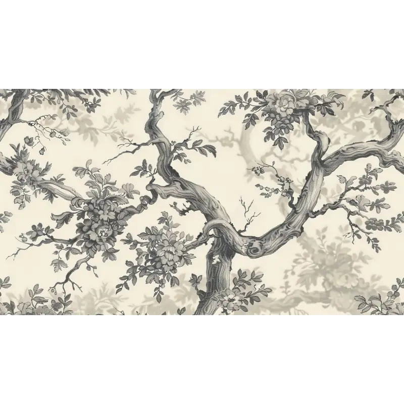 Papel Pintado 3d De Toile De Jouy