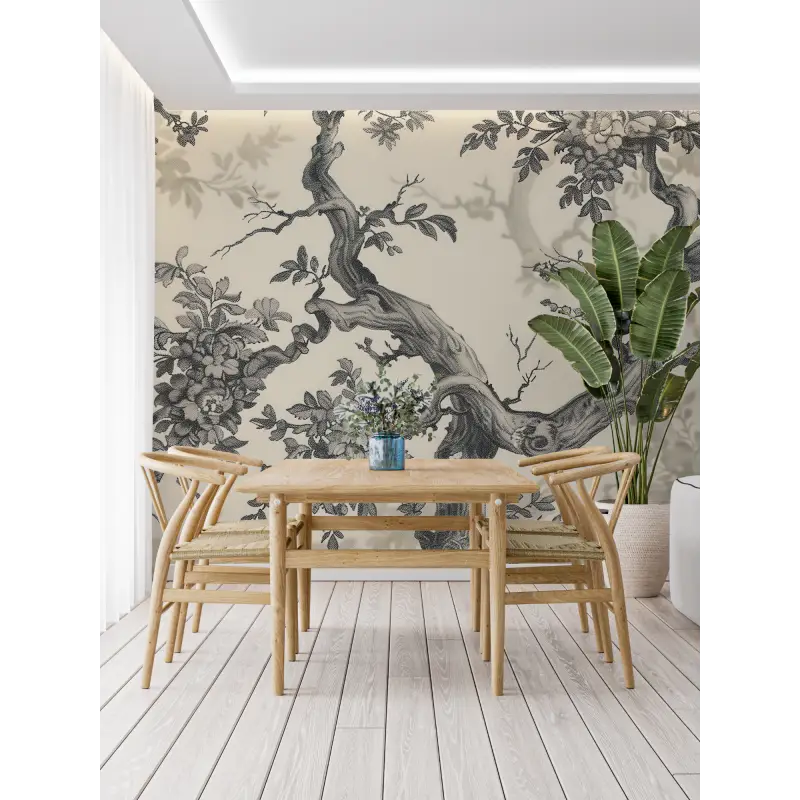 Papel Pintado Toile De Jouy 3d - Francés