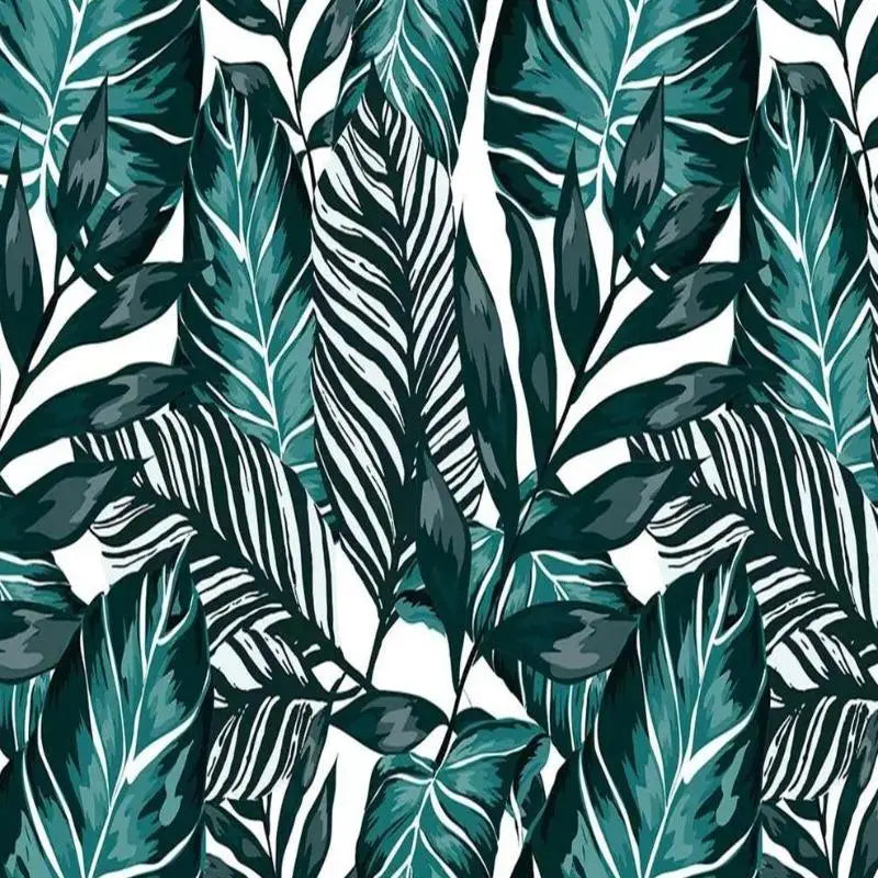 Papel pintado de diseño tropical
