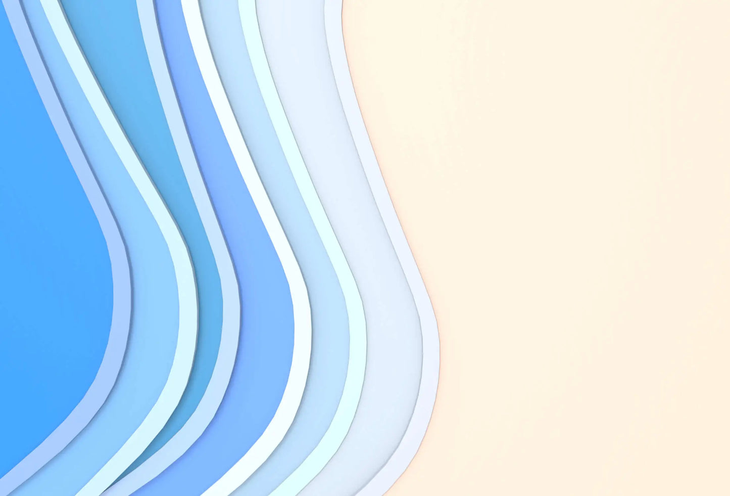 Papel Pintado de onda azul