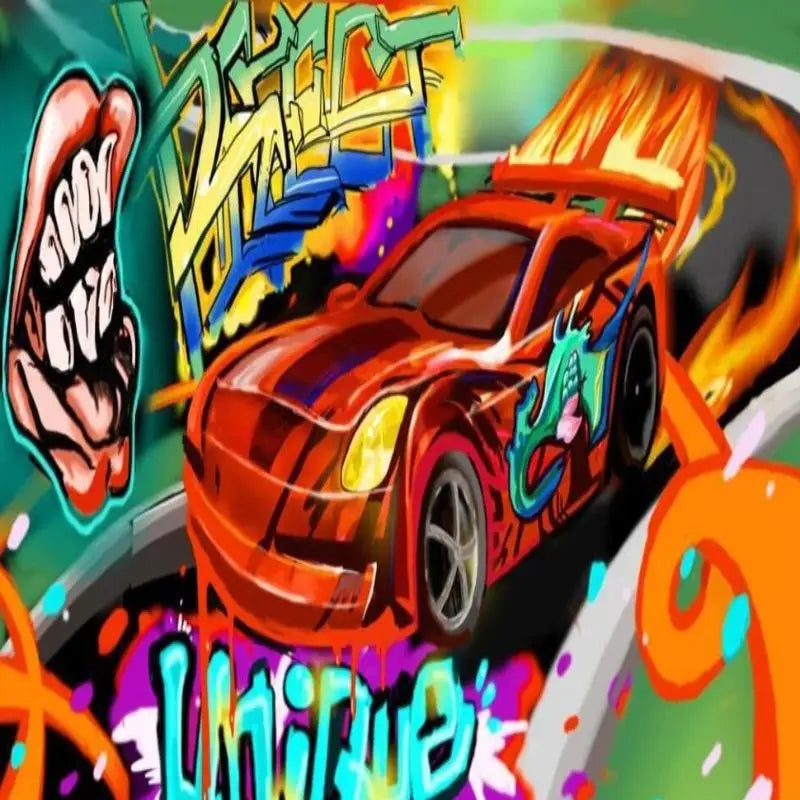 Póster De Pared Papel Pintado De Coche