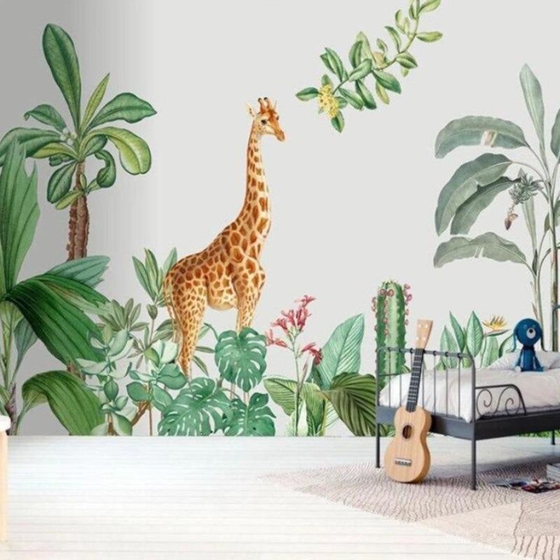 Jirafa Tela decorativa