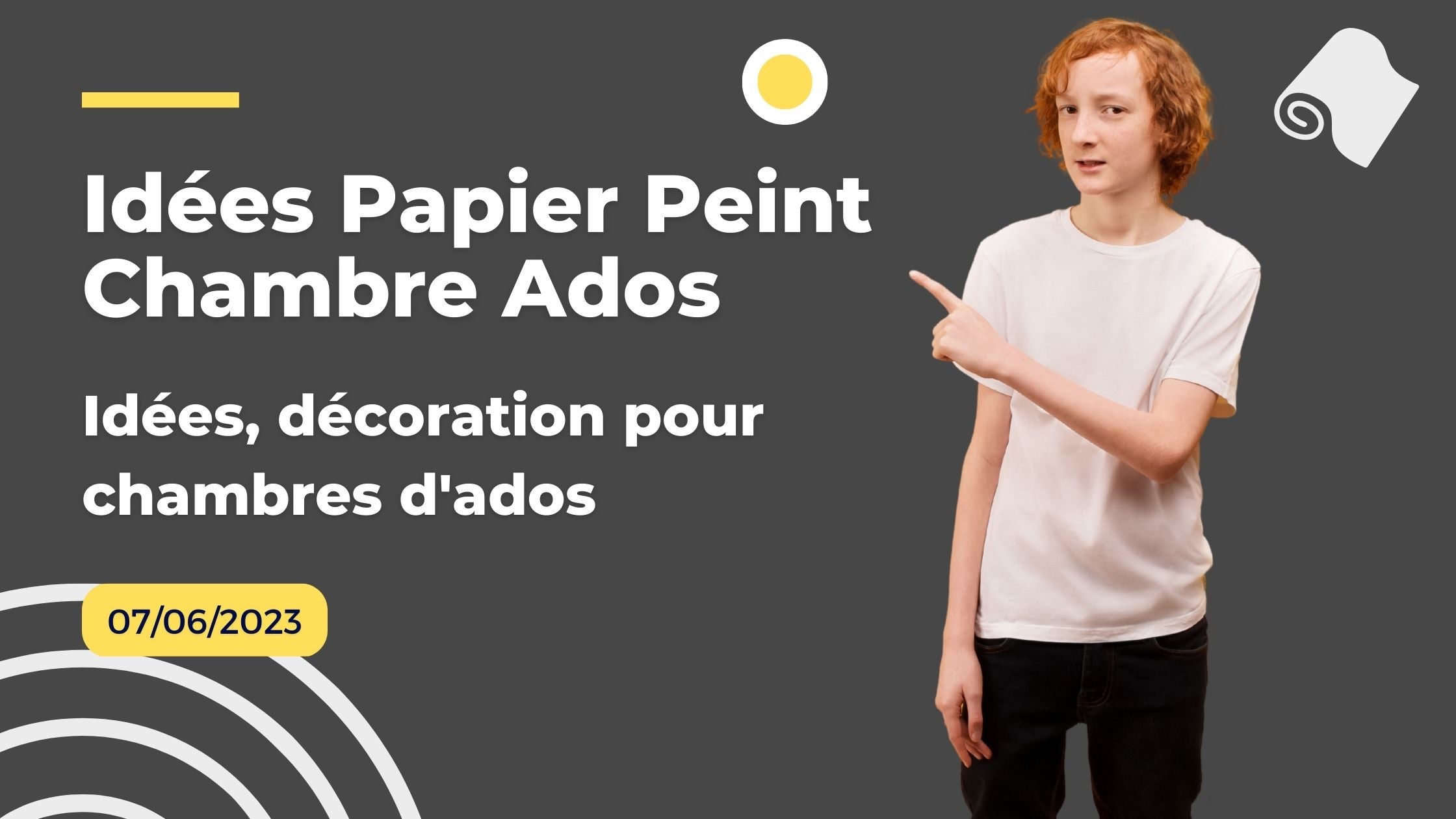 idee deco papier peint chambre ado