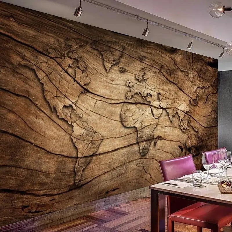 Papel Pintado Madera