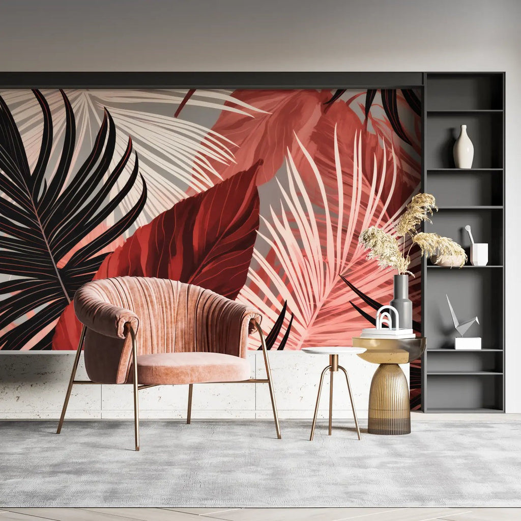 Papel Pintado Rojo
