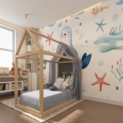 Papel pintado infantil Marinero - papel pintado de niño
